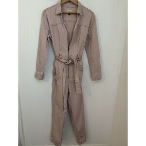 Universal Thread Jumpsuit Size 8 Petal Pink Denim Boilersuit Spring Soft Girl